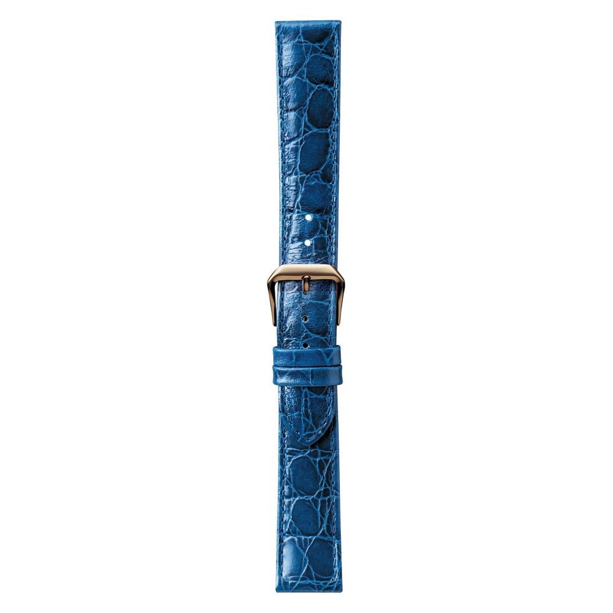 Een mooie horlogeband van het merk Condor gemaakt van leer. De kleur van deze horlogeband is blauw. De breedte is 20mm.