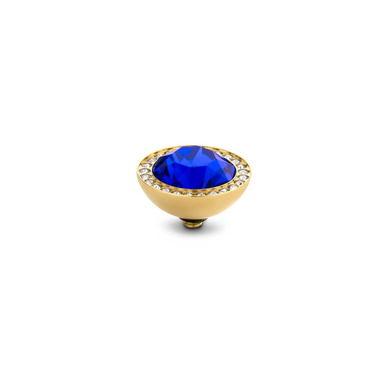 Melano - setting - Dames: Deze Zetting TW 10mm cz Majestic blue behoort tot de Twisted collectie van MelanO en past op alle ringen, armbanden, halskettingen van de Twisted collectie.

Deze zetting heeft een diameter van 10mm. De zirkonia steen in het midden is in de kleur Majestic blue en rondom rond zijn er swarovski kristallen.

Levertijd: 1-4 werkdagen