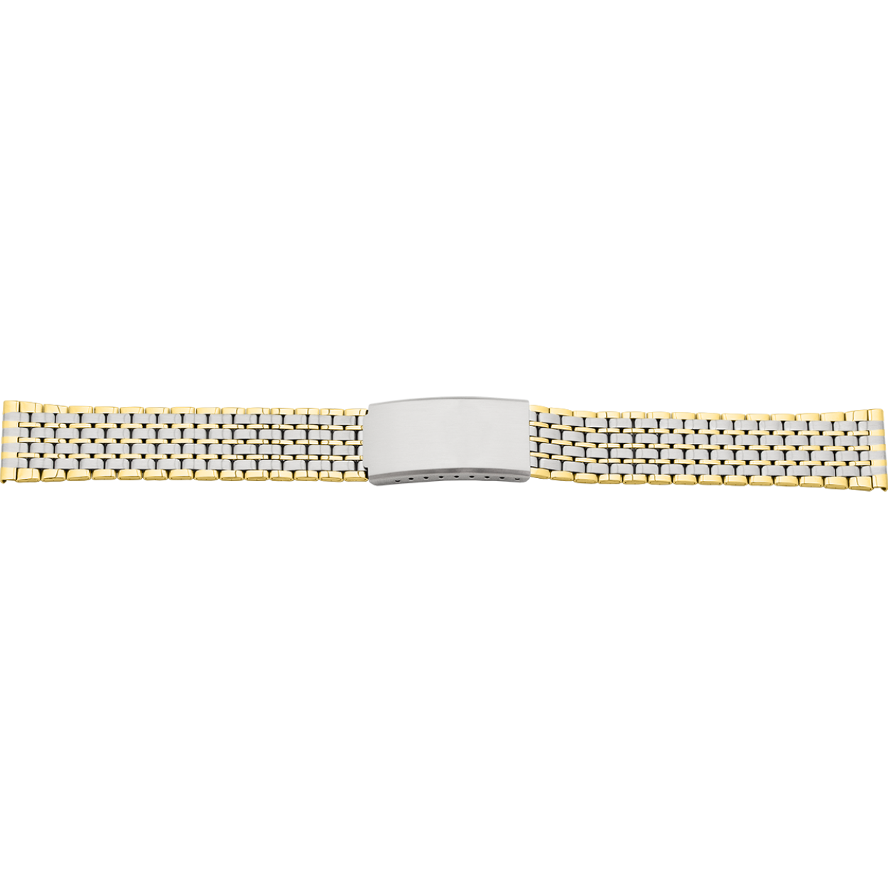 Horlogeband edelstaal 931 bi-co 20mm