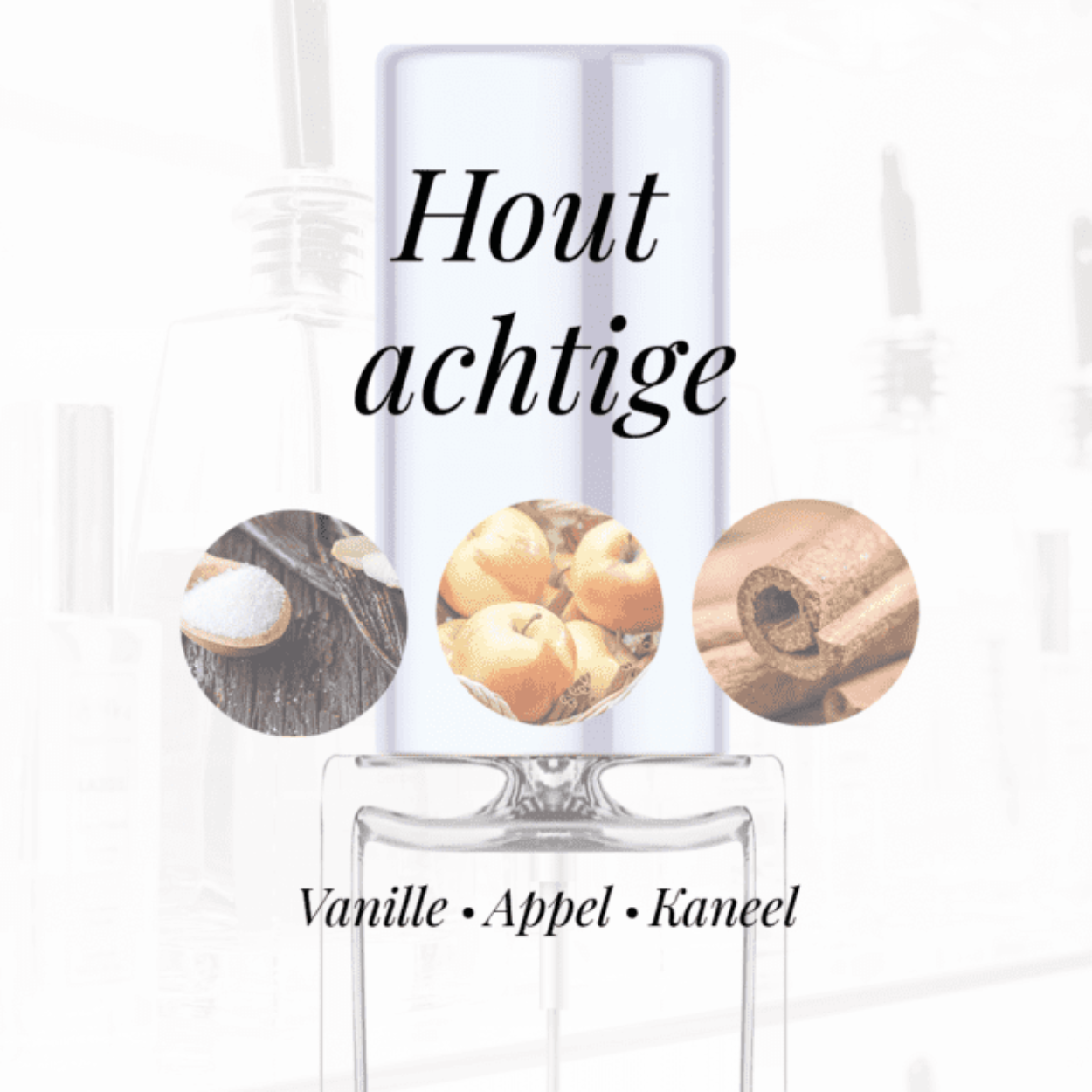 Eigenschappen
Geur: Houtachtig
Waarneembare geuren: Appel, Kaneel, Vanille
Sillage: Midden
Seizoen: All season
Eigenschap: Spontaan
Stijl: Casual
Geurgroep: Houtachtig Kruidige
Hoofdakkoorden: Houtachtig, Vanille, Fruitig, Warm kruidig, Kaneel
Top noten: Pruim, Eikenmos, Appel, Citroen, Bergamot en Geranium
Midden noten: Mahoniehout, Anjer en Kaneel 
Basis noten: Sandelhout, Olijfboom, Vanille, Vetiver en Ceder