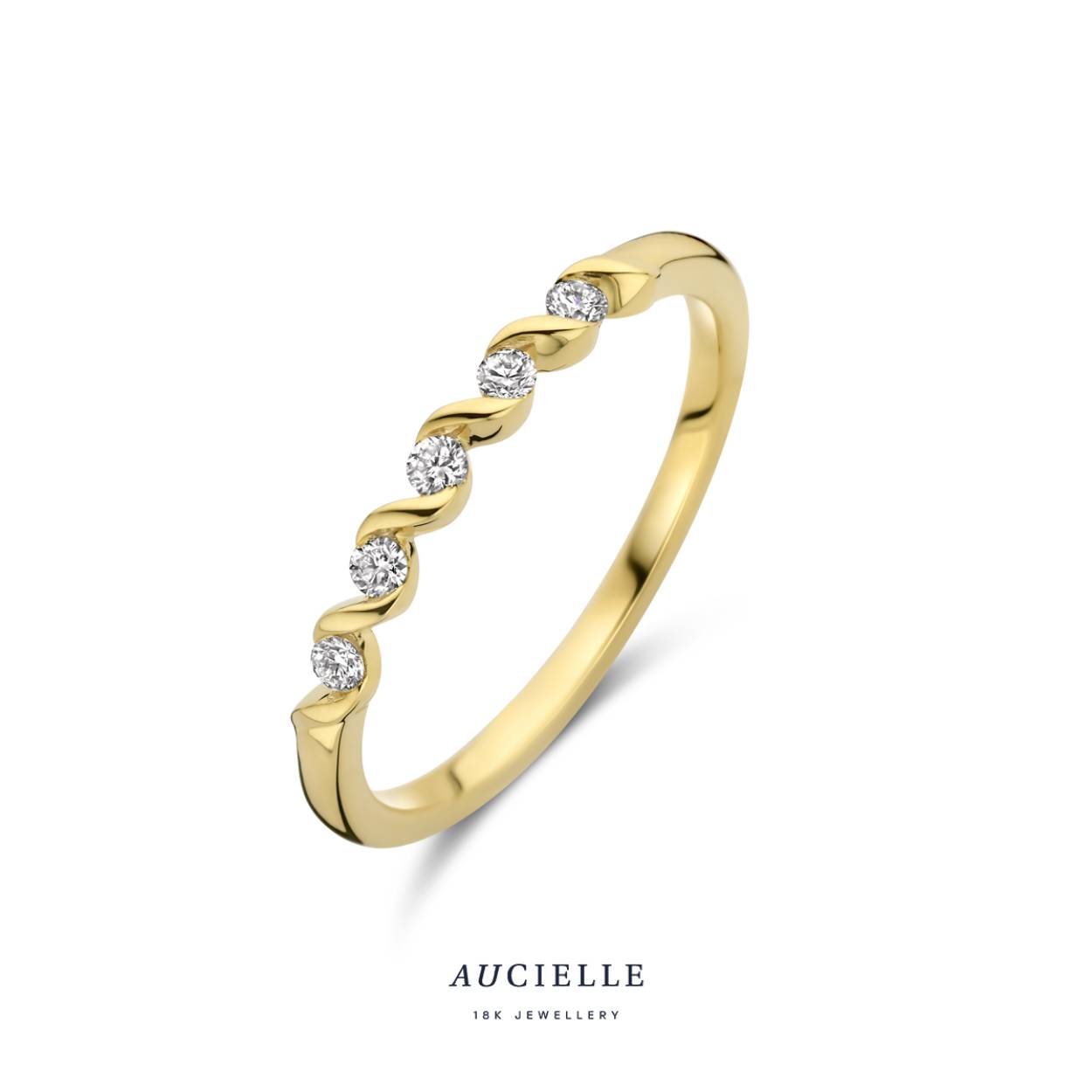 AuCielle Ring Goud 18k Briljant