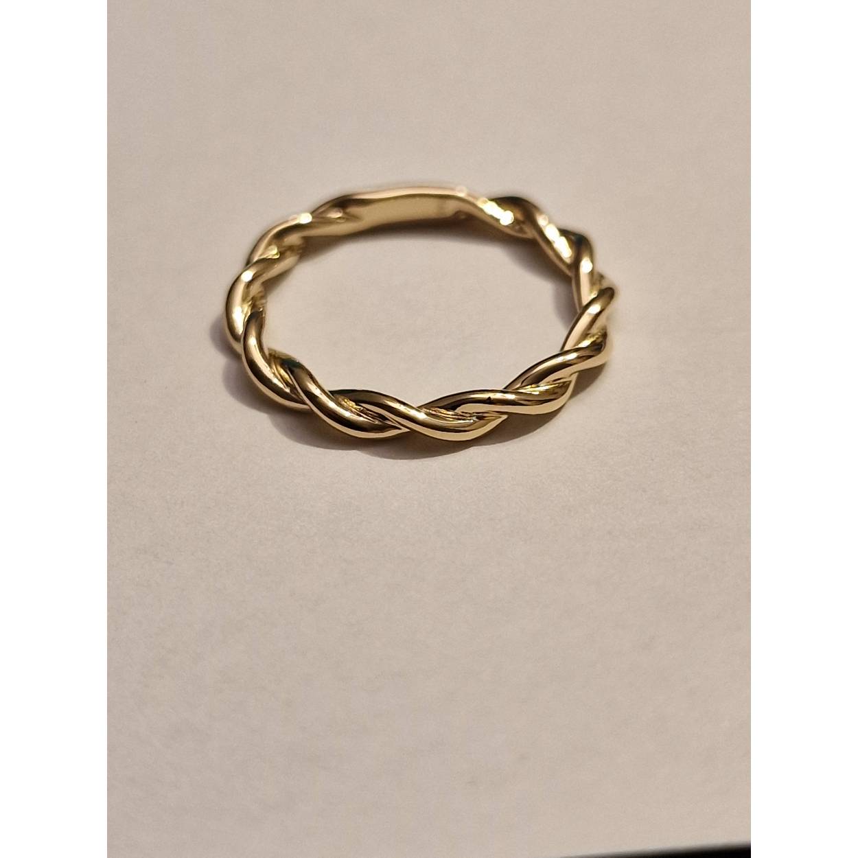 14k geelgouden tors ring