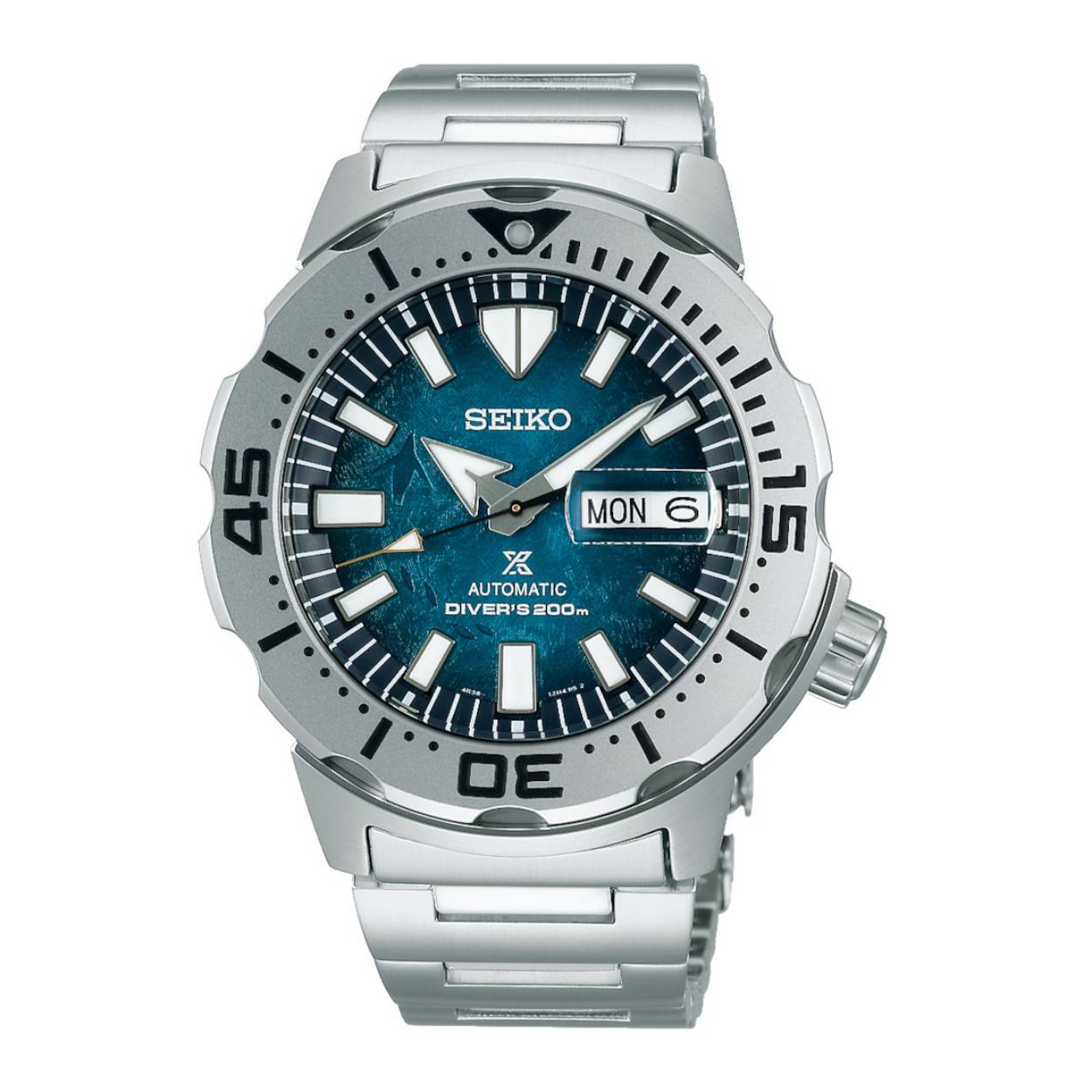 Seiko Prospex SRPH75K1 Heren Horloge

- Behuizing gemaakt van roestvrijstaal, in de kleur zilver
- Horlogeband gemaakt van roestvrijstaal, in de kleur zilver, met veiligsheidssluiting
- Automatisch uurwerk
- Dag, Datum weergave
- Voorzien van mineraalglas, krasbestendig
- 20 ATM waterdicht, geschikt om mee te duiken.
- Breedte van de behuizing is 42.5 mm
- Dikte van de behuizing is 13 m
