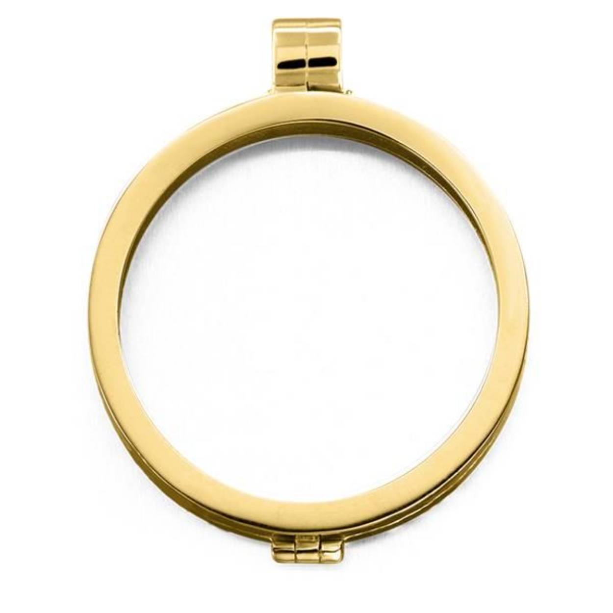 Deze moderne versie van het medaillon geeft jou de gelegenheid om zelf je persoonlijke juweeltje samen te stellen. Deze MY iMenso medaillon (hanger) kan je eenvoudig openen om zo de insignia’s te wisselen. Je kunt jouw insignia’s naar keuze mooi combineren met één van de vele natuurlijke stenen of met een mirror (spiegeltje). Denk bijvoorbeeld ook eens aan de persoonlijke gravure, waar je van een foto een gravure kan laten maken. Zo draagt je jouw dierbare altijd bij je hart. U kan tot vier insignia’s plaatsen in het MY iMenso medaillon, afhankelijk van de dikte van de afzonderlijke insignia’s. Er zijn daardoor nog veel meer combinatie mogelijkheden, waarmee je de voor- en achterkant van je medaillon kan personaliseren.
Het medaillon bestaat in de twee maten; Grande(33mm) & Mezza(24mm), en is vervaardigd van 925 Sterling zilver met een hoogwaardige afwerking (ook wel “Italian finish” genoemd). Alle MY iMenso sieraden zijn voorzien van een goud plating en zijn al dan niet bezet met zirkonen. Je kan je medaillon op elk gewenst moment aanpassen aan je kleding of de stijl die je wilt uitstralen.