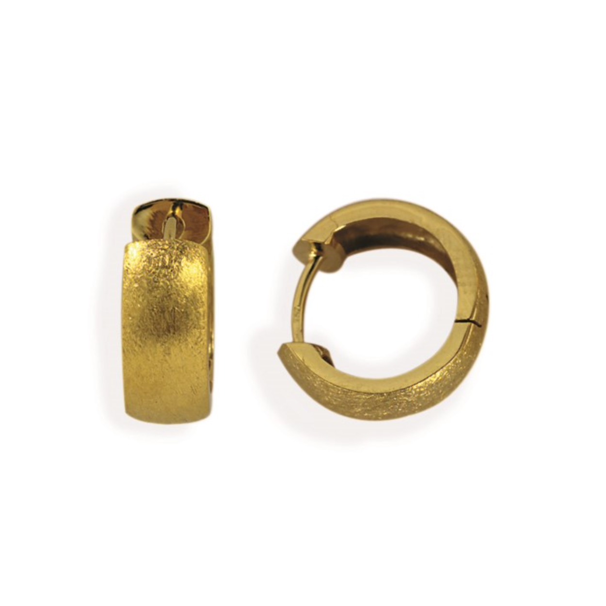 Geel gouden creolen in 18 kt goud
Diameter: 13 mm
Breedte: 5,5 mm
Kliksluiting
Effen, glanzende afwerking
Ook verkrijgbaar in wit goud en in een andere afwerking (mat)
De prijs kan variëren naargelang de goudprijs