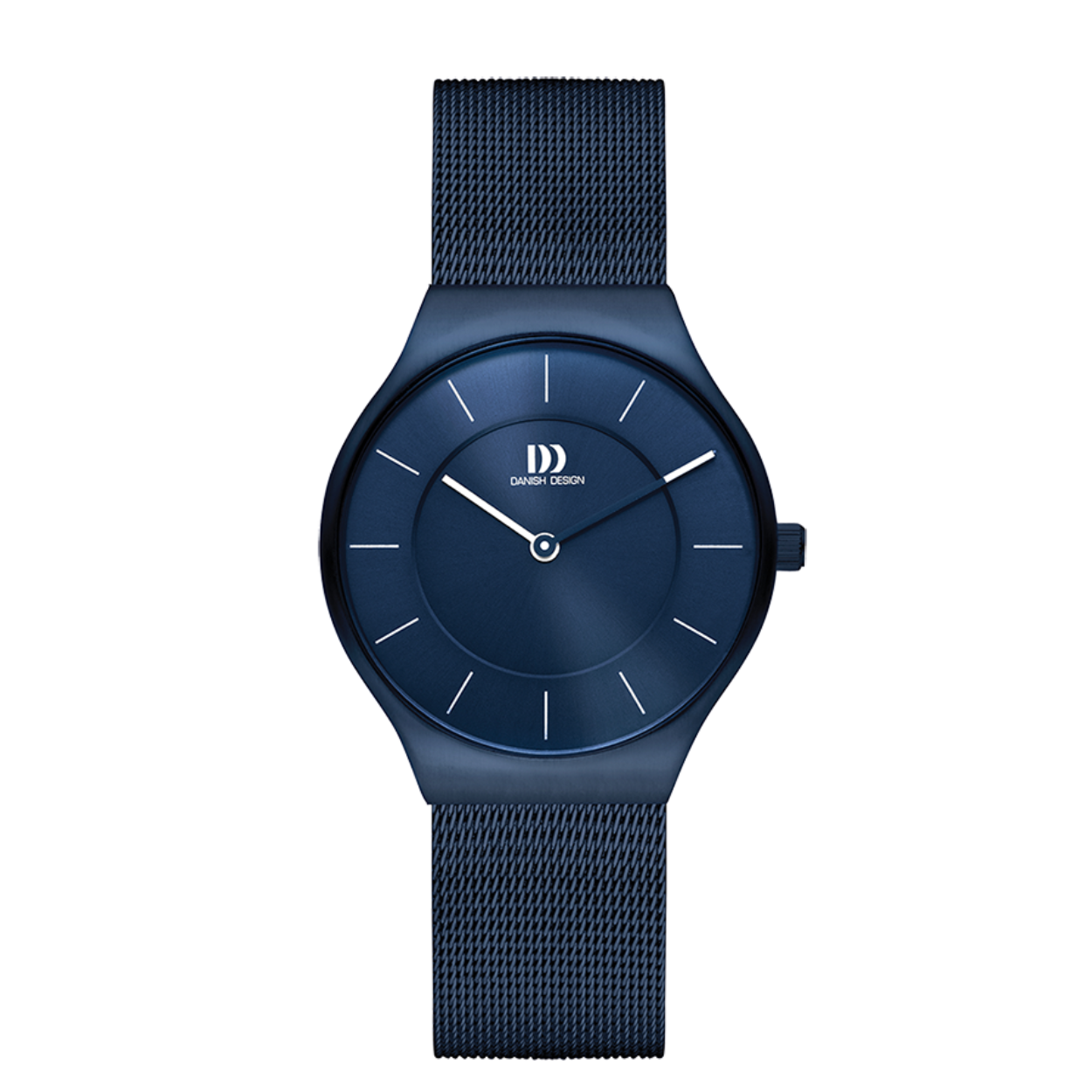 Danish Design dames horloge IV69Q1259 
Blauwe kast met blauwe wijzerplaat 
Blauwe mesh band
3 ATM waterdicht