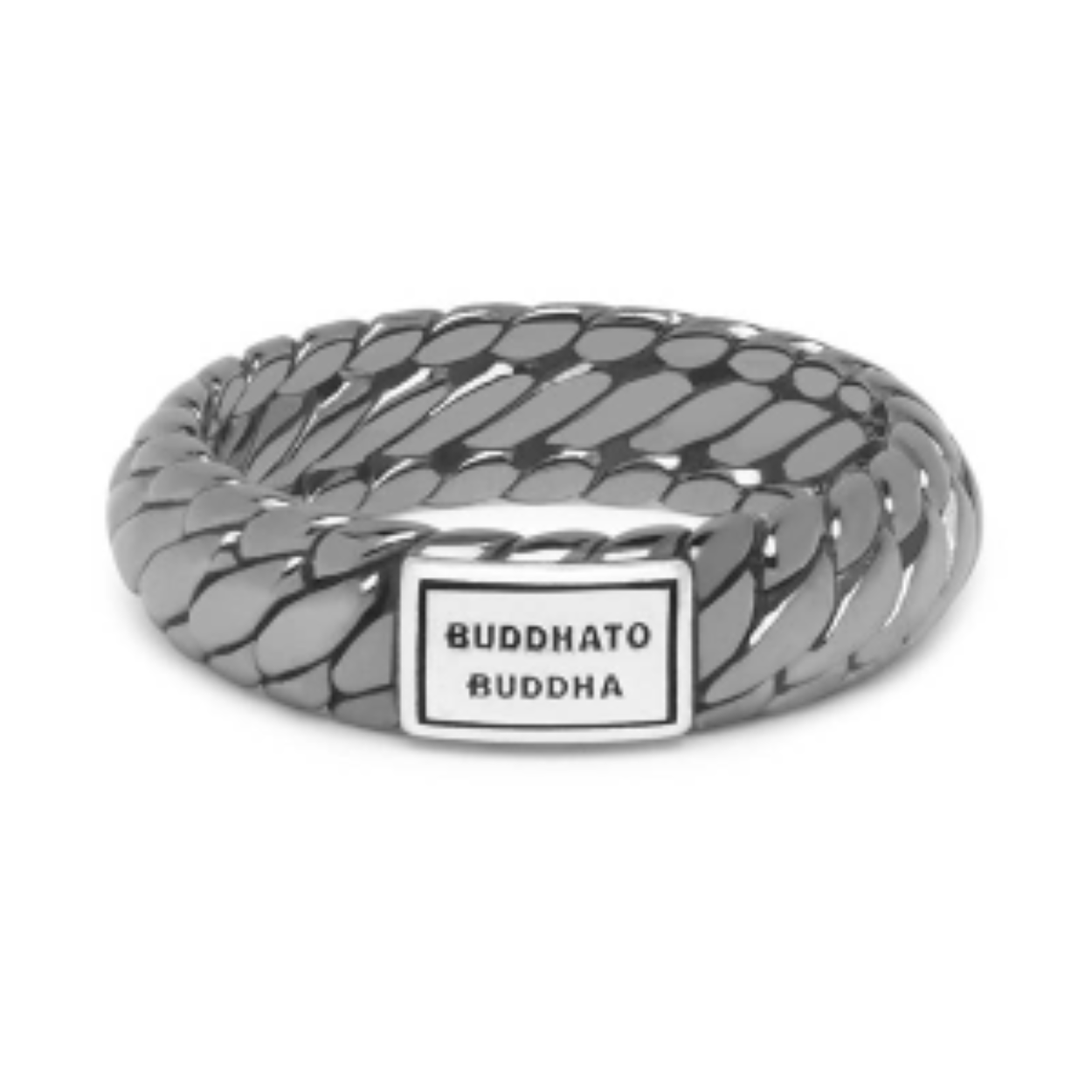zilveren rhodium ring 