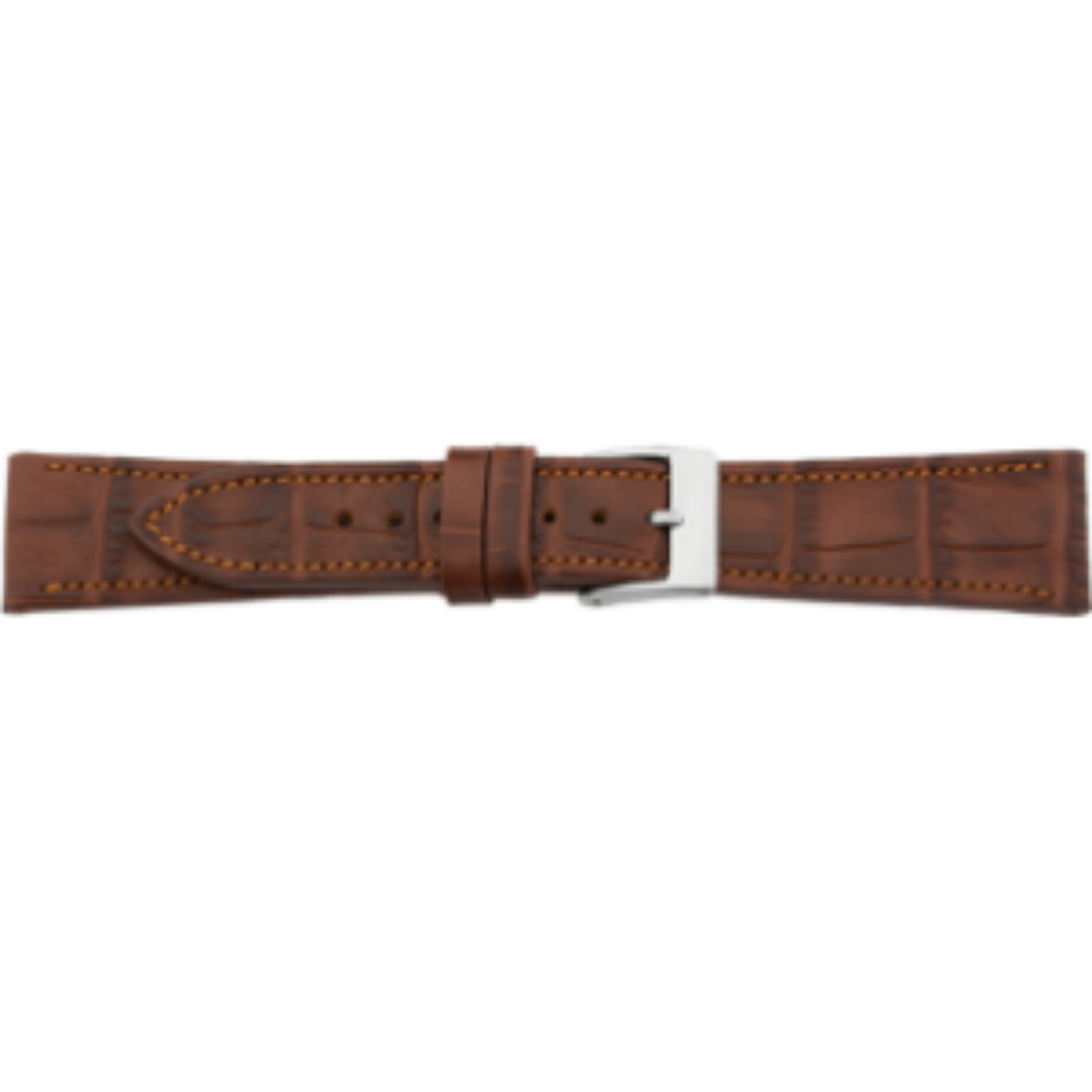 horlogeband 16mm bruin