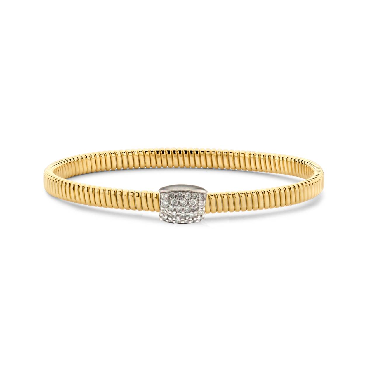 Armband geel goud 18kt met diamanten