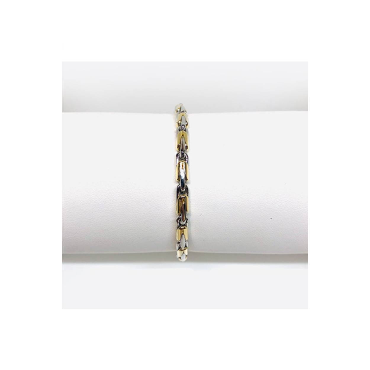 884ABIC bicolor gouden armband