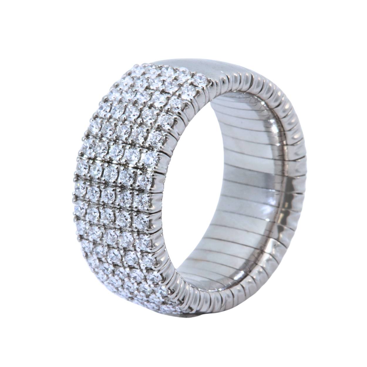 Stretchring van Giorgio Visconti met diamanten 1.13ct