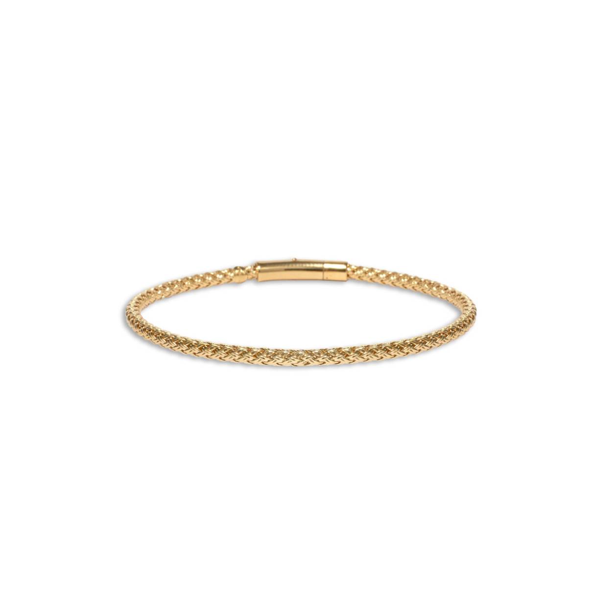Borsari Gioielli zilver vergulde bangle armband 'Sofia' 