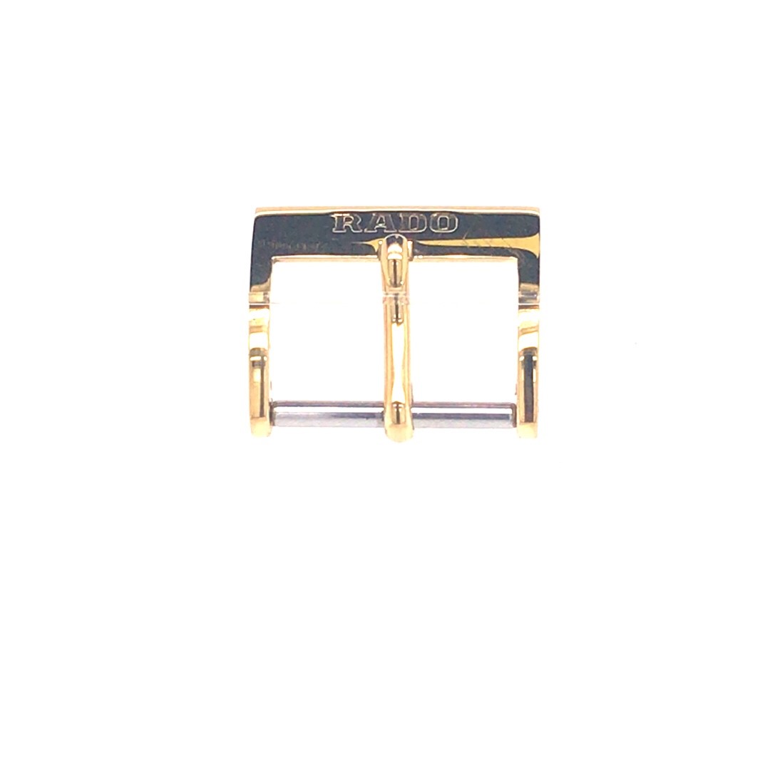 Rado goudkleurige gesp 16mm