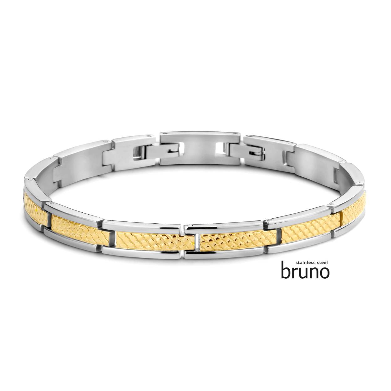 armband bicolor staal