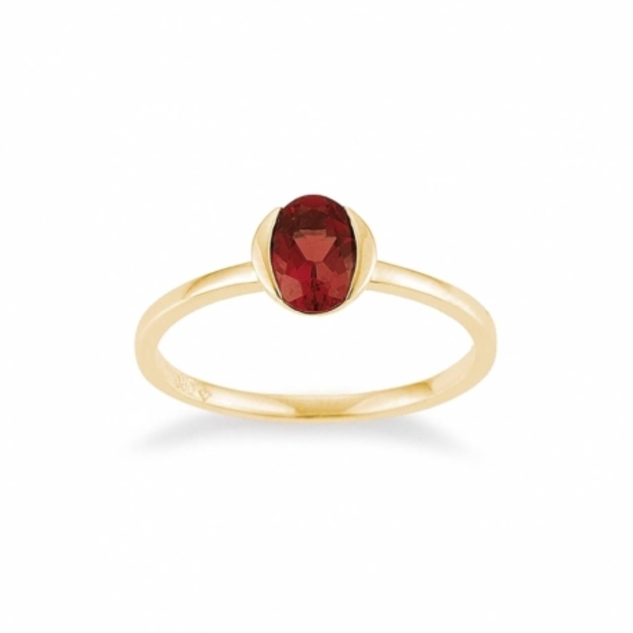 Ring met granaat