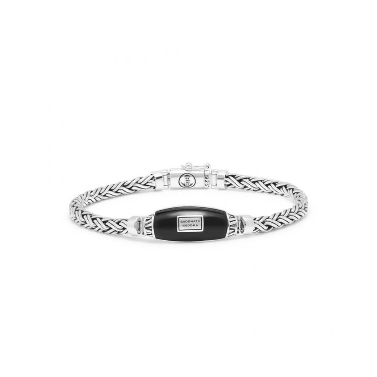 Buddha to Buddha - Katja XS Black Onyx Armband Zilver, J171 E Maat: 19cm - 001K011710105