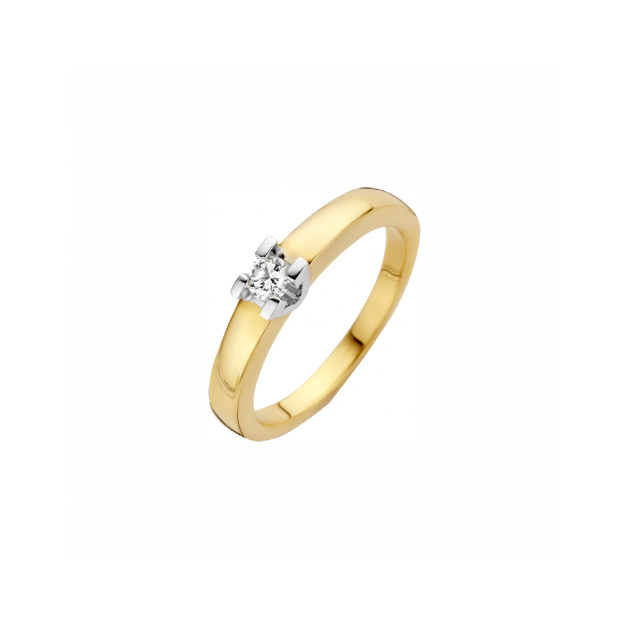 14krt Gouden Briljant Volonta Ring 0,20crt G/VSI 707221020-18