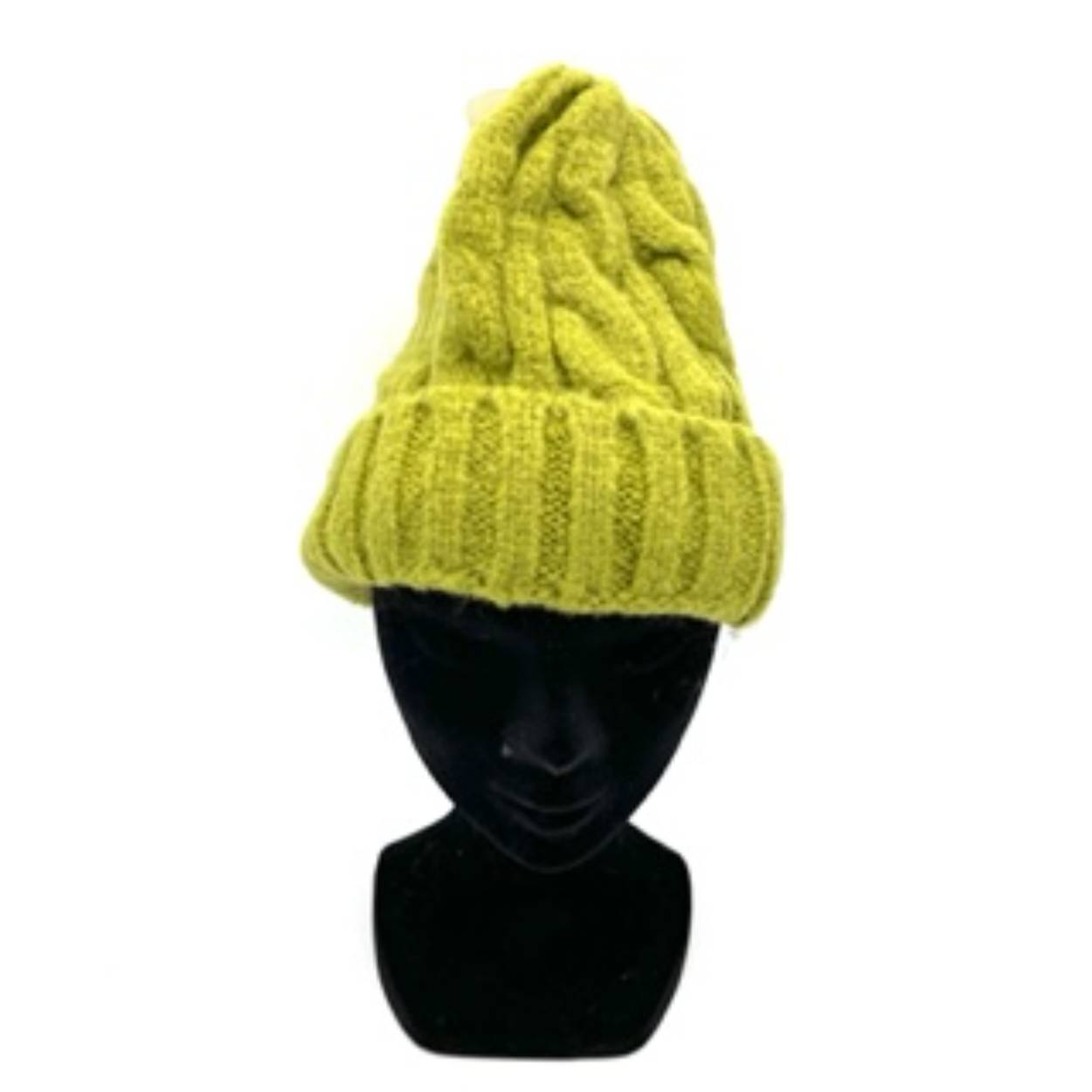 Warme muts gemaakt van 20% wol en 80% viscose.