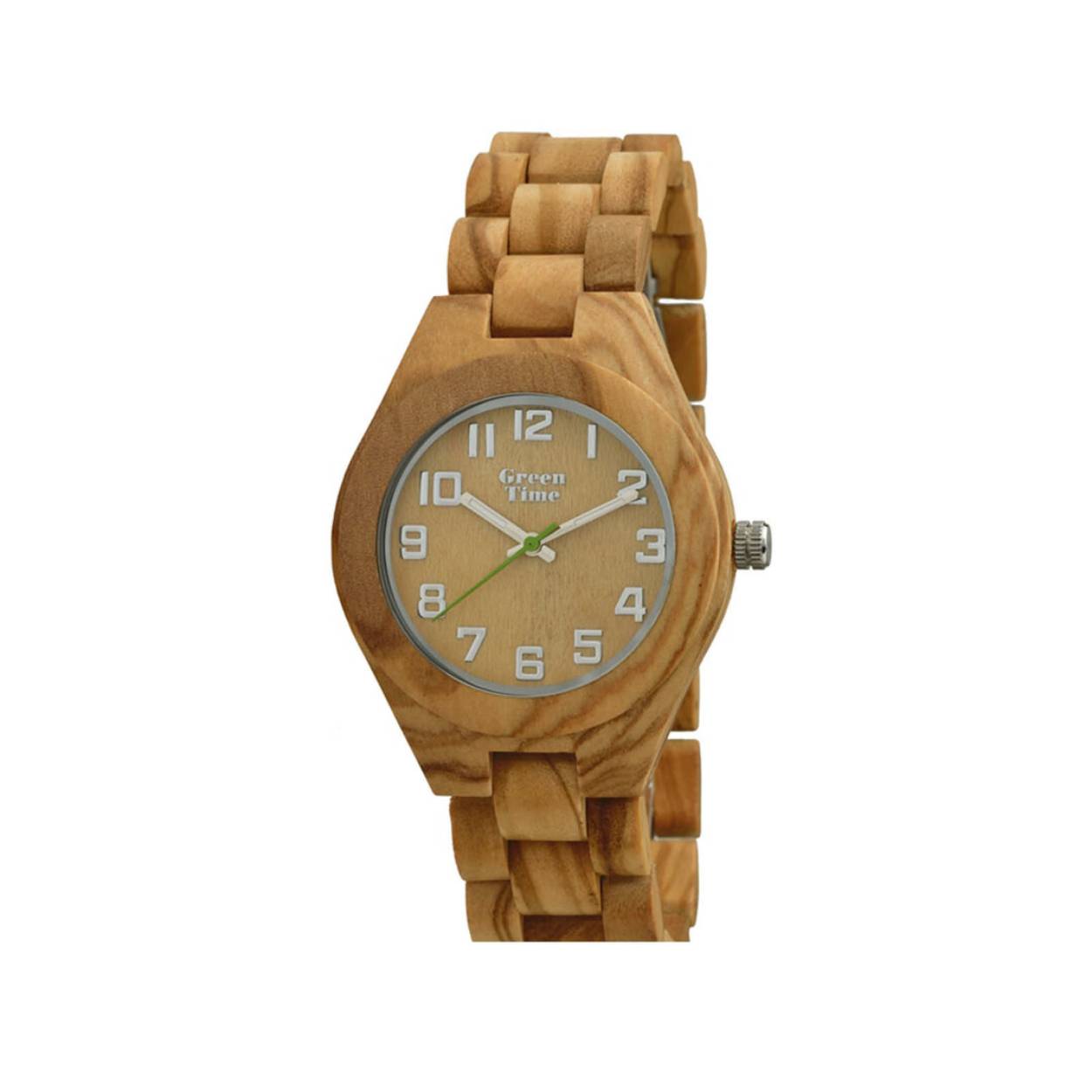 De Green Time Horloge is een stijlvol horloge. Als polshorloge voegt het een vleugje elegantie toe aan elke outfit. Het is ontworpen voor dagelijks gebruik en past perfect om uw pols. Dit horloge is ideaal voor zowel formele als informele gelegenheden, waardoor u altijd op tijd en modieus bent.