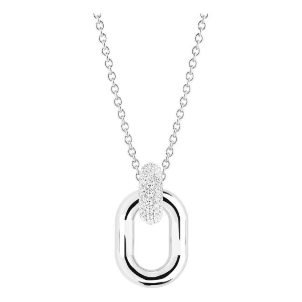 Deze hanger is van het merk Sif Jakobs. De kleur van het sieraad is zilver. Dit sieraad bevat de edelsteen: zirconia. De kleur van deze edelsteen is: wit.