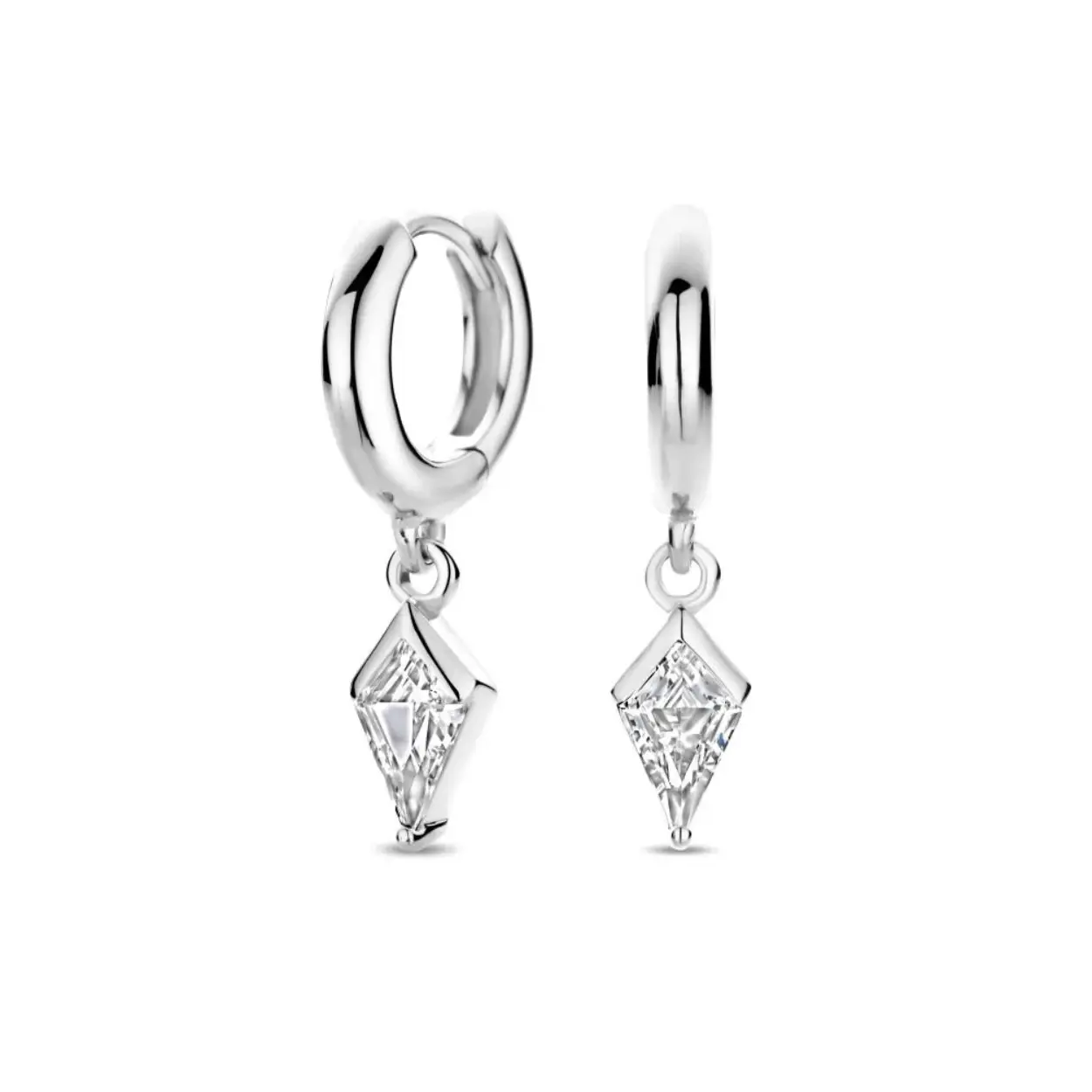 FJF zilveren oorringen met zirkonia
Classic hoop 11 mm 
