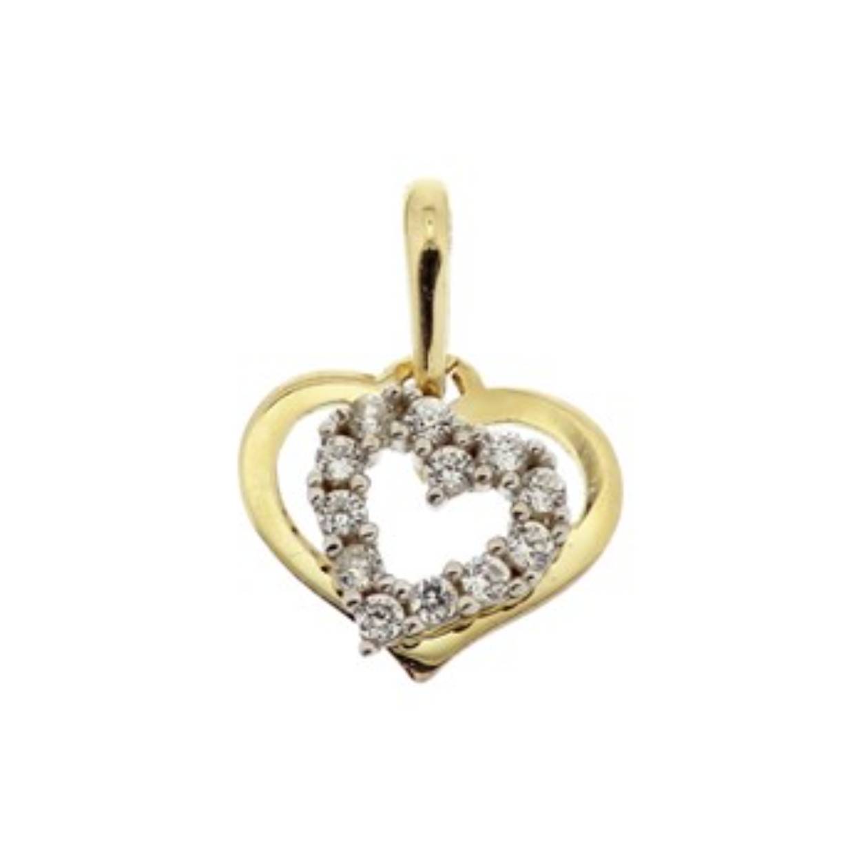 gouden hanger hart