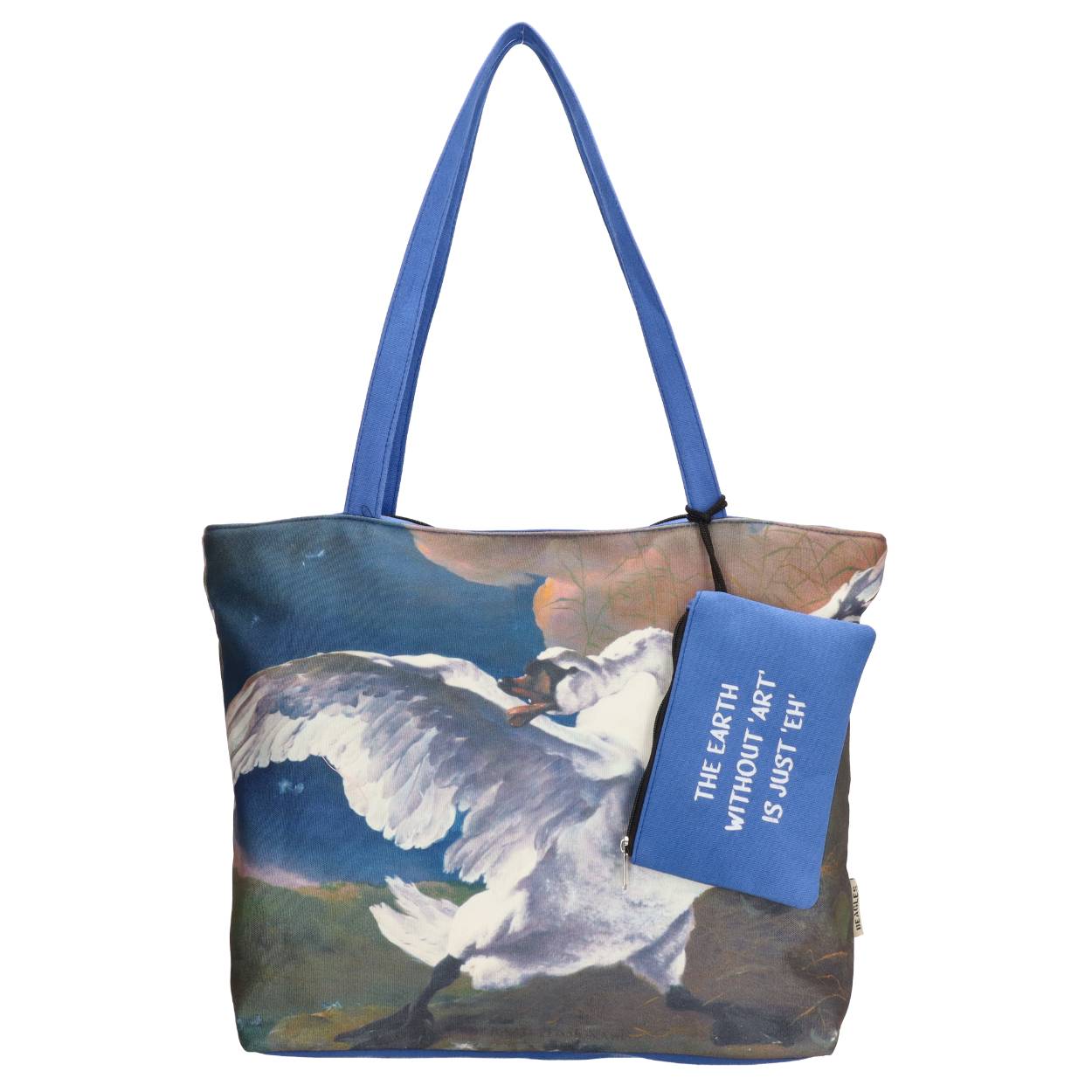 Een leven zonder kunst is gewoon saai. Deze shopper van Beagles geeft  een beetje kleur ze zijn er in 6 prints van oude meesters.