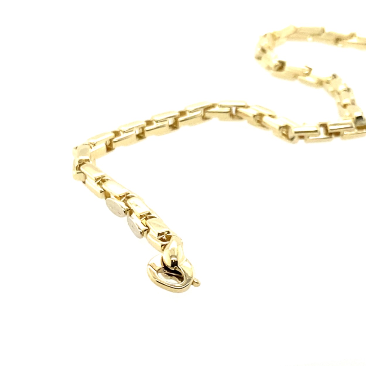 geel gouden venetiaan achtige armband