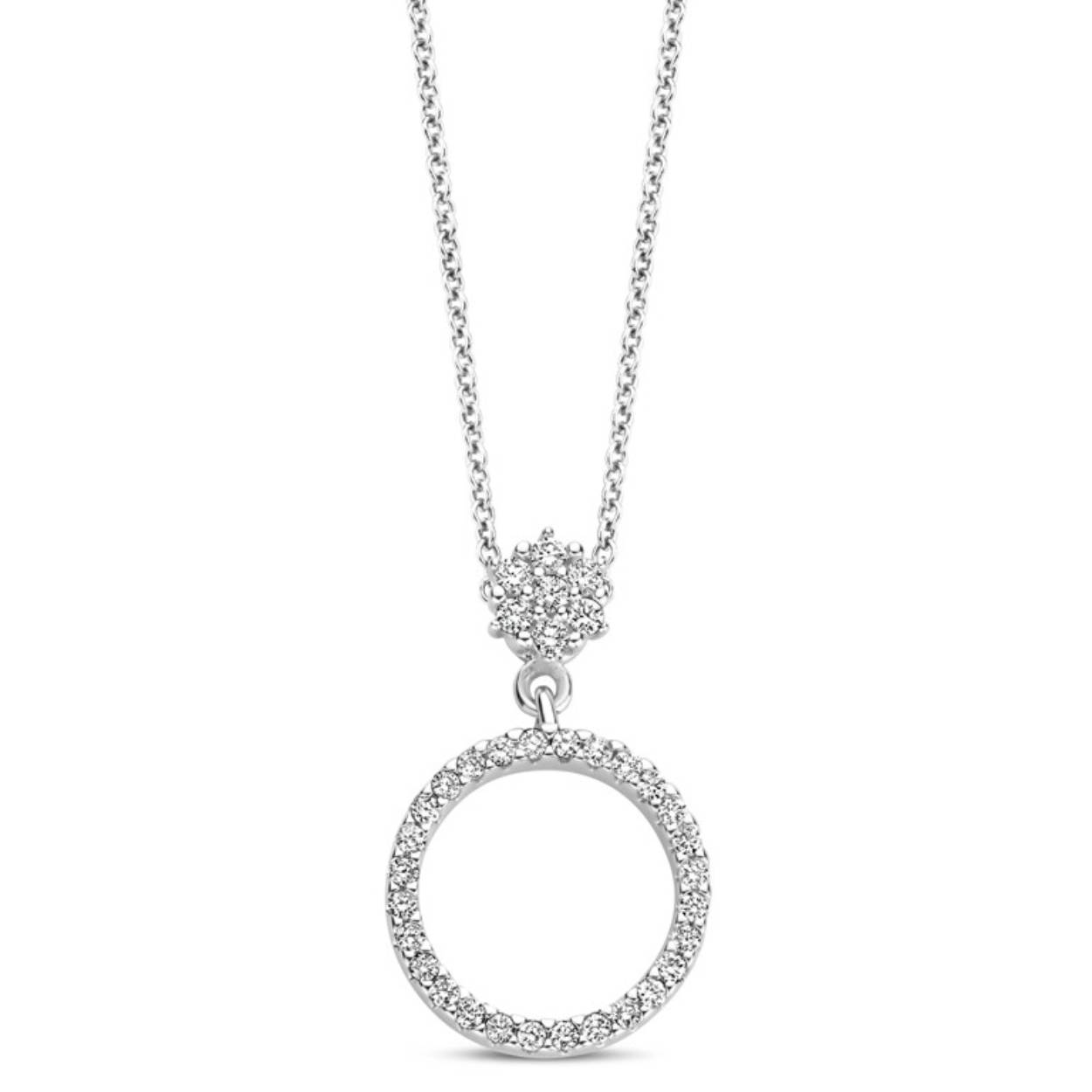 18 kt wit gouden hanger met briljant: 0,24 ct
Afmetingen: 20 mm x 12,4mm
De hanger wordt verkocht exclusief collier
Bijhorende ring en oorbellen ook verkrijgbaar van deze set
De prijs kan variëren naargelang de goudprijs
