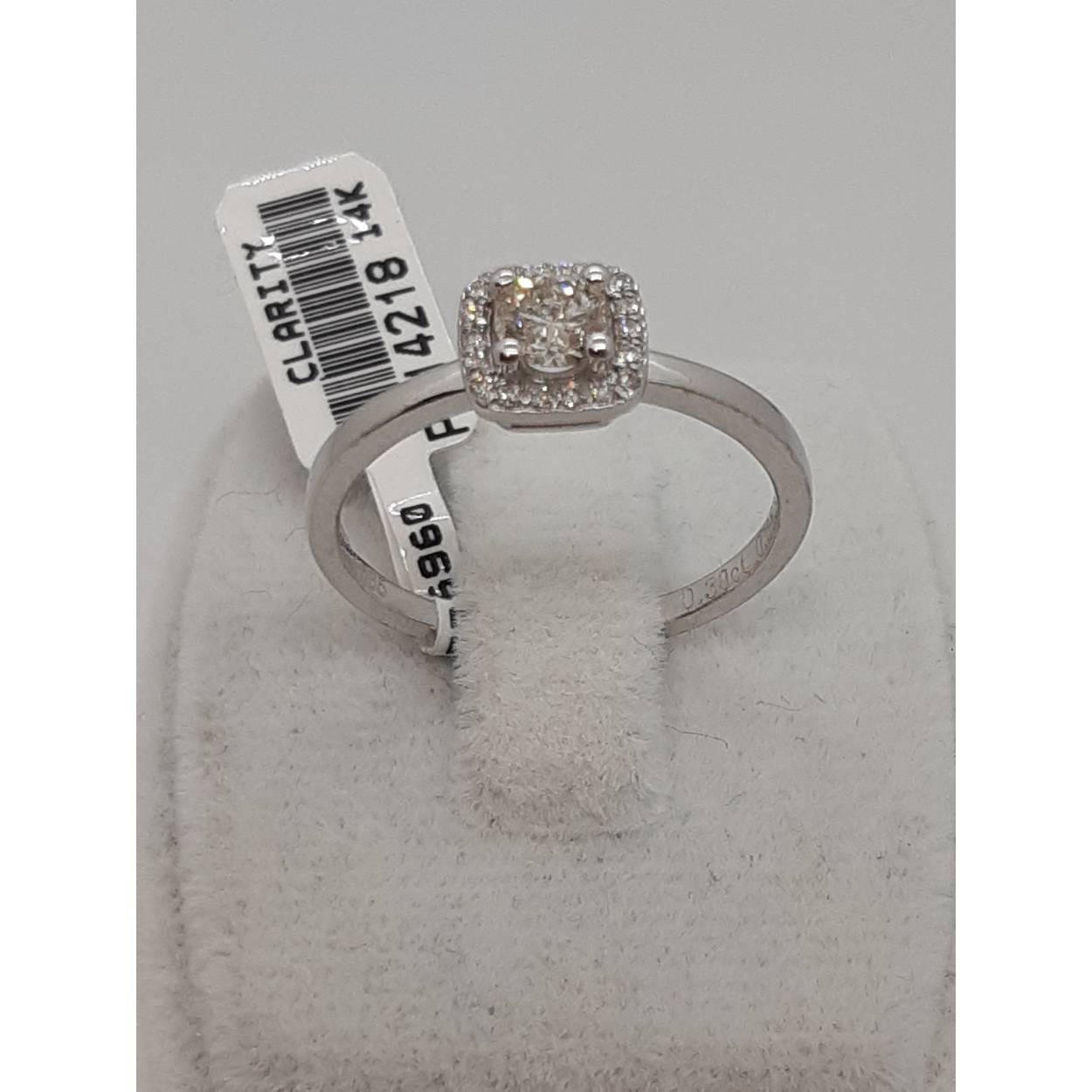 DIAMONND ring0.30 f si0.08 f si14kt