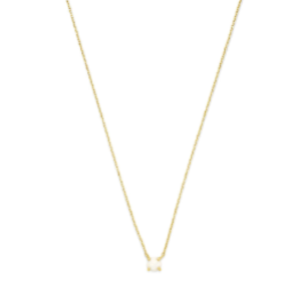 gouden collier met opaal