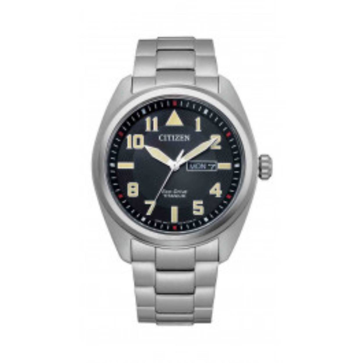 Citizen Eco-Drive Super Titanium BM8560-88L
Bekijk dit prachtige Citizen herenhorloge met een kast en band gemaakt van super titanium, een materiaal dat krastvast en super licht is. Daarnaast is het ook anti-allergisch. Het horloge heeft een kast met een diameter van 42mm en een saffierglas dat het eco-drive uurwerk beschermd. Een uurwerk waarmee je 150 dagen vooruit kan zónder op te laden indien het horloge volledig is opgeladen.