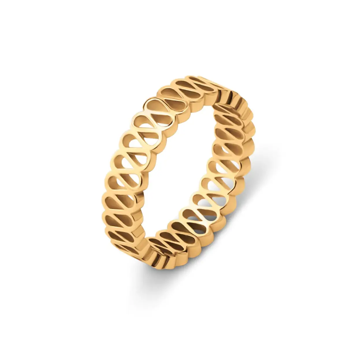 FR52GD05058 Melano Friends ring Julia, goudkleurig
