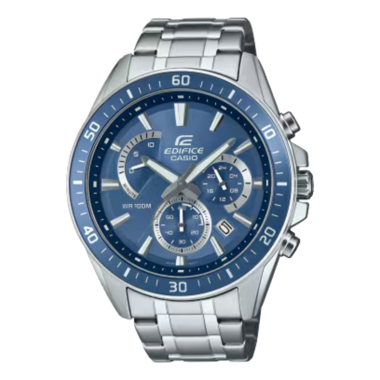 Dit Casio Edifice horloge heeft referentienummer: EFR-552D-2AVUEF

Kies voor stijl met een klassieke EDIFICE-chronograaf met grote kast en opvallend, gedetailleerd ontwerp.

De stevige roestvrijstalen band is gecombineerd met een rand en wijzerplaat in verfijnd grijsblauw voor een in het oog springende, avontuurlijke look.