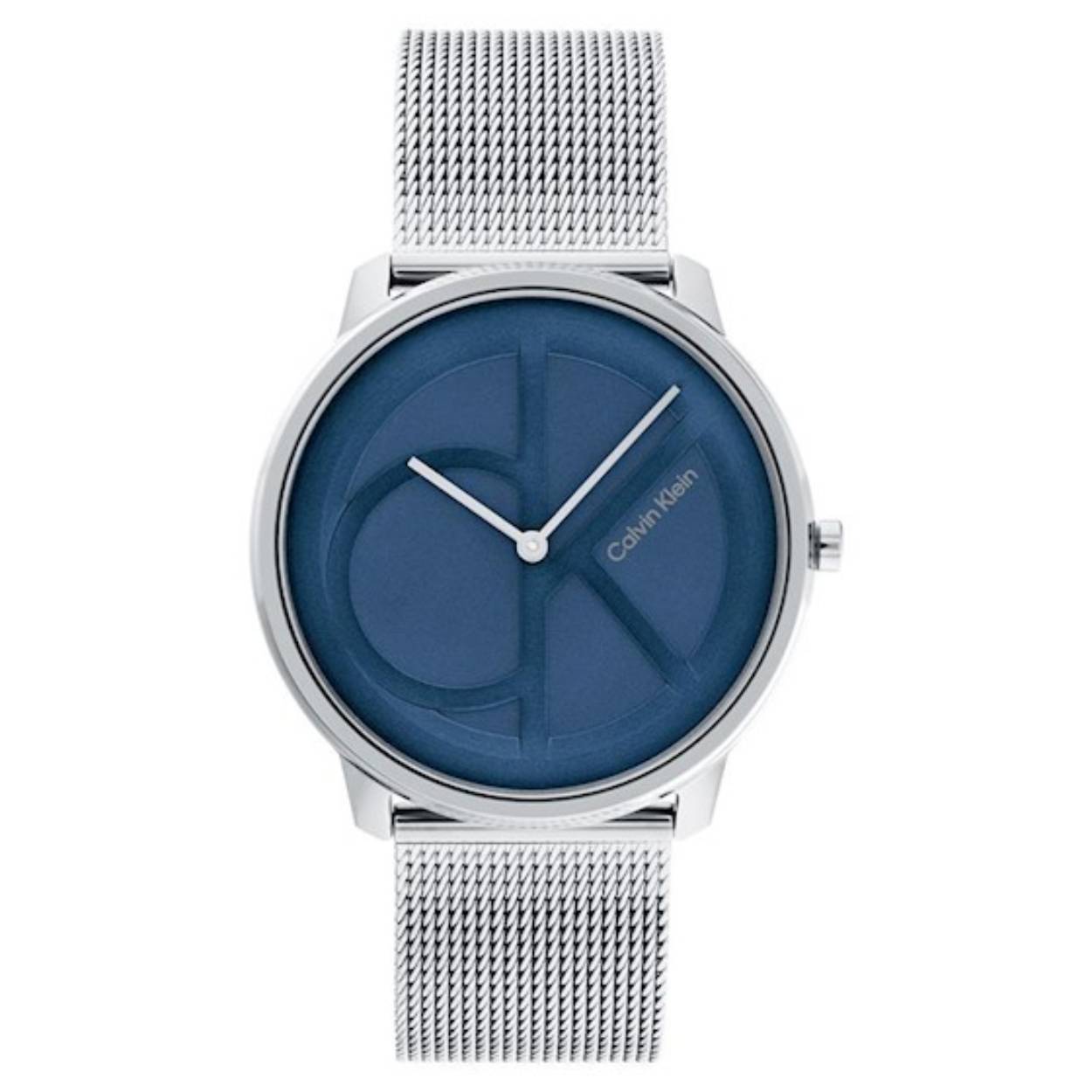 Calvin Klein stalen horloge CK25200031  Iconic Mesh. Dit Calvin Klein stalen horloge heeft een milanese band.