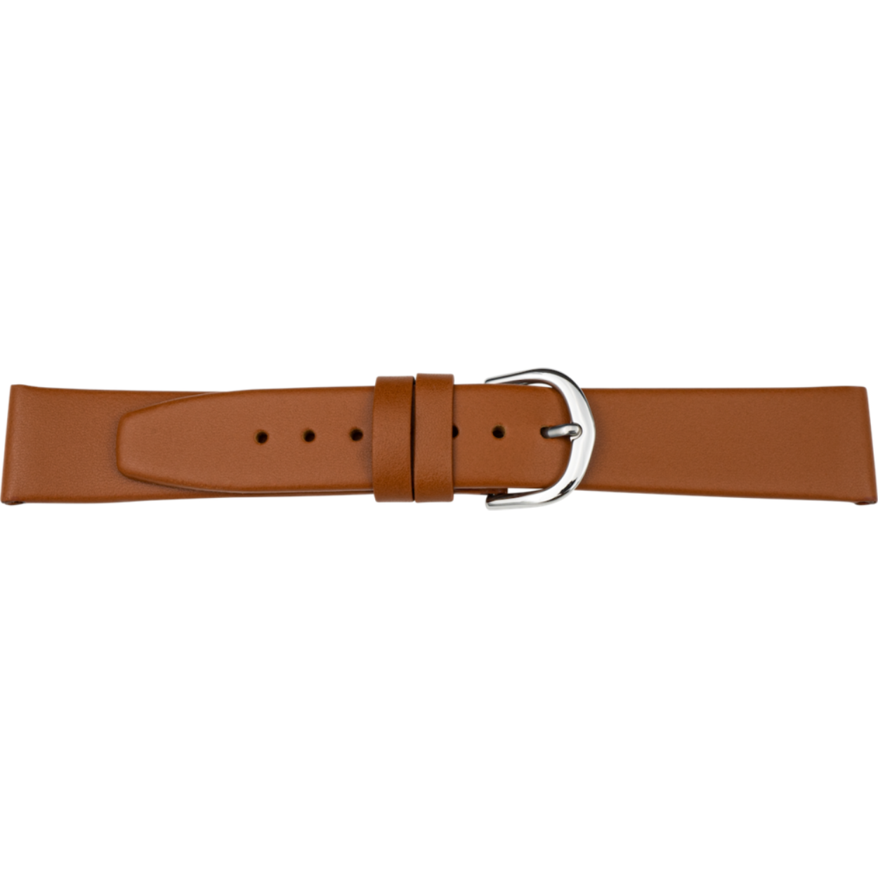 Pebro Horlogeband 673 bruin leer 22 mm