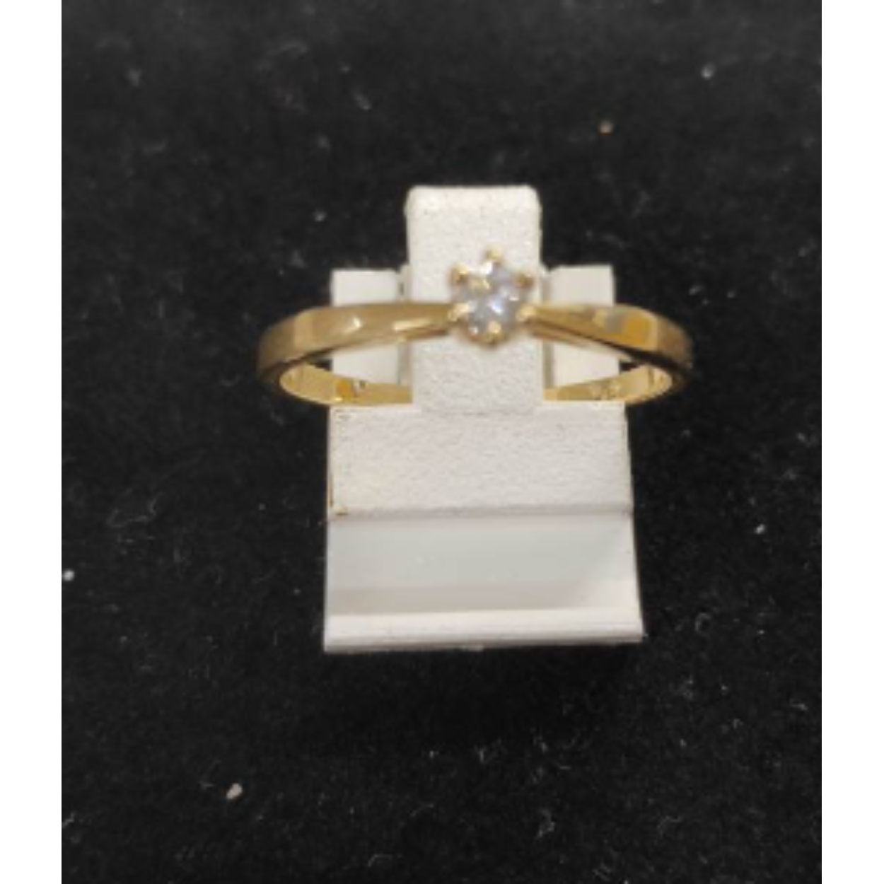 Gouden ring met diamant