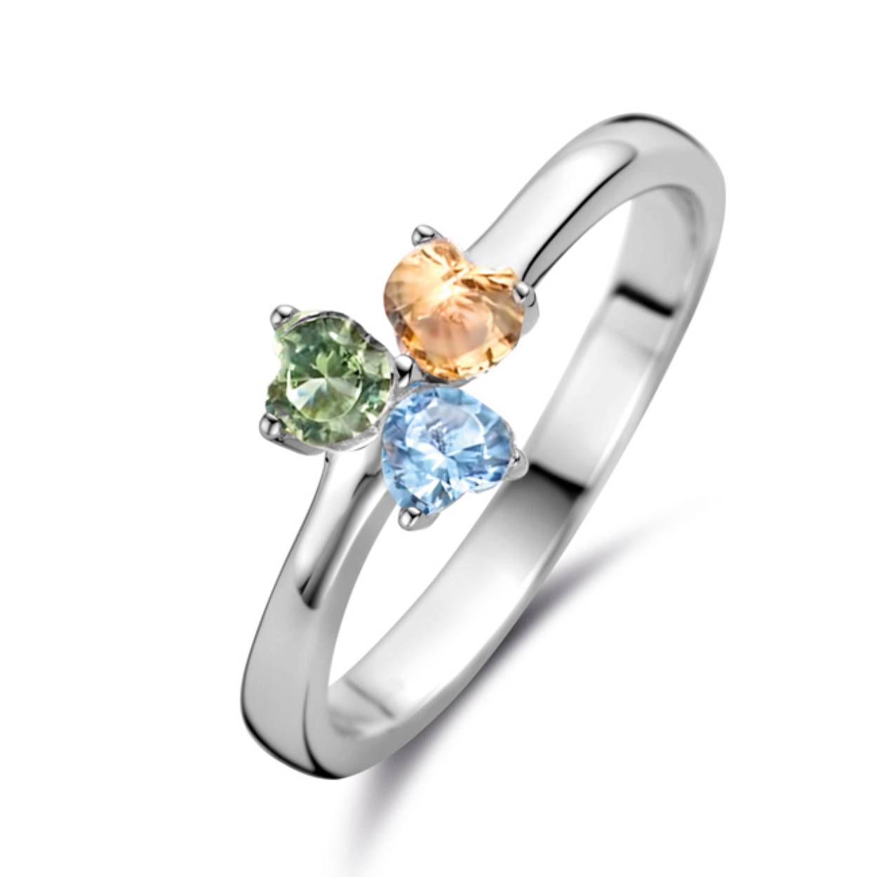 Rosa di Luca Zilveren Dames Ring 62982956