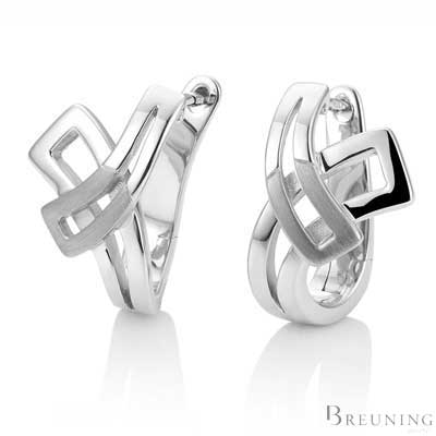 Breuning oorsieraad zilver