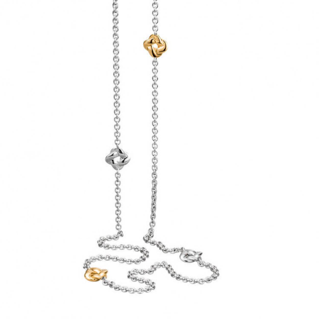 Prachtige zilveren collier van Viventy.