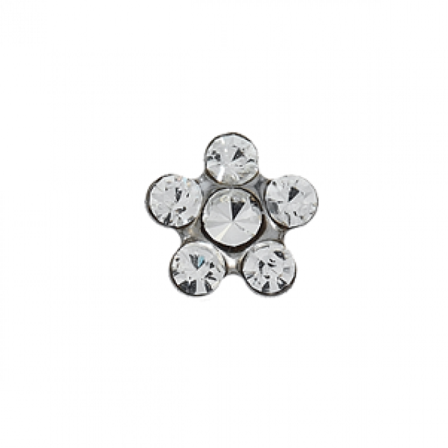Daisy Crystal Eurowhite (154) Oorbellen | per paar | 7512-6004