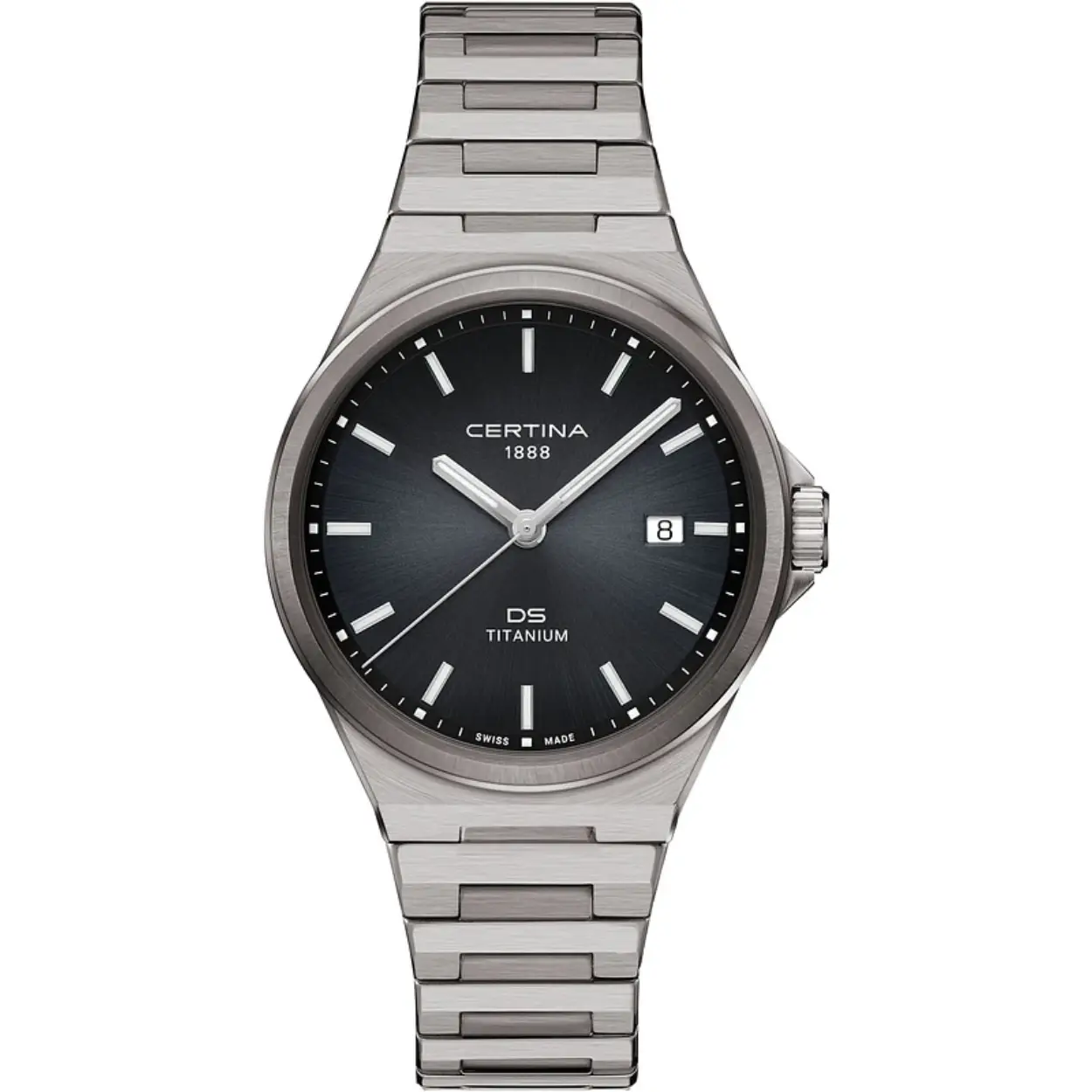 Met een diameter van 39 mm en een hoogte van 10 mm heeft dit horloge een perfecte pasvorm voor elke pols