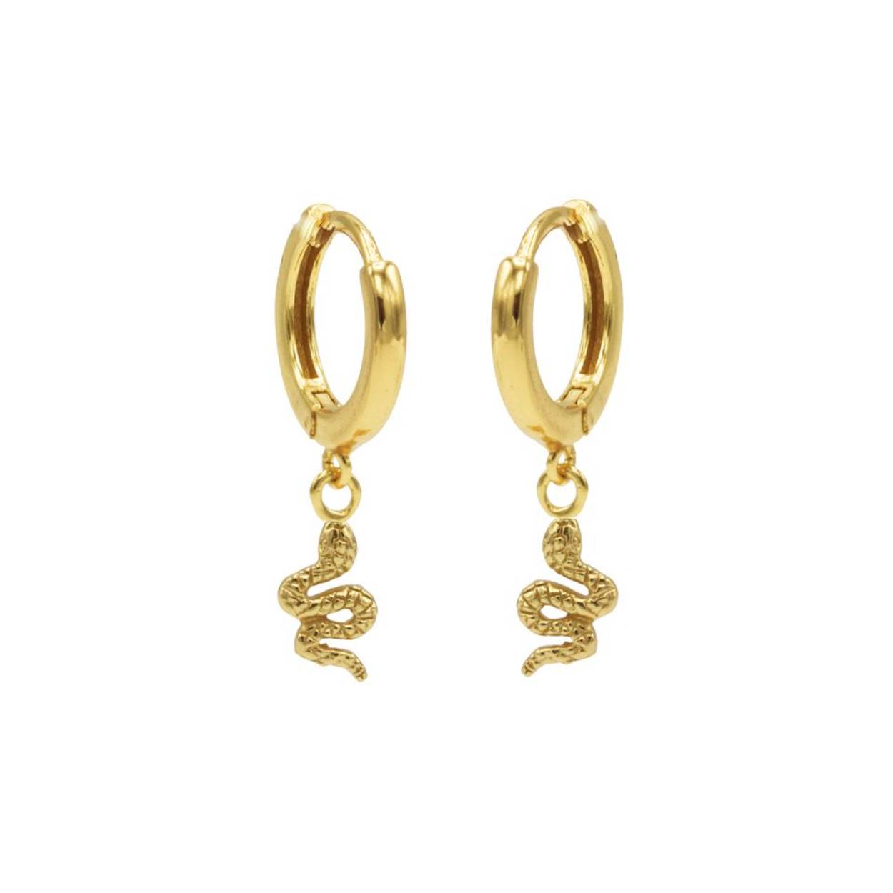Karma Oorbellen Symbols Snake Goldplated 
