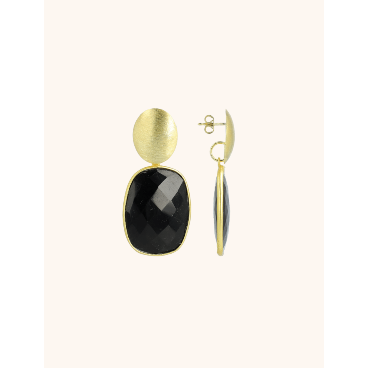 Pendant Square Facet Black