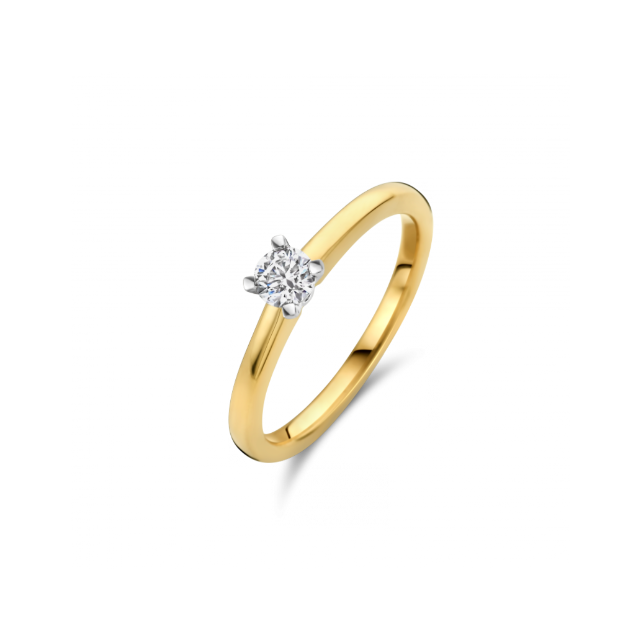 14krt Gouden Briljant Quattro Ring 0,24crt G/VSI 707311024-18