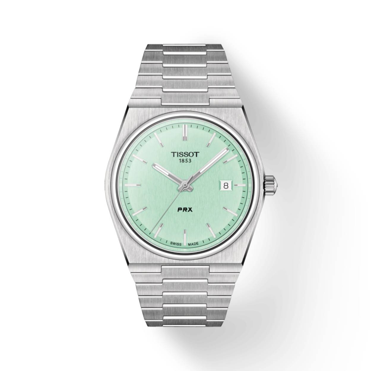 Tissot PRX mintgroen 40mm T1374101109101