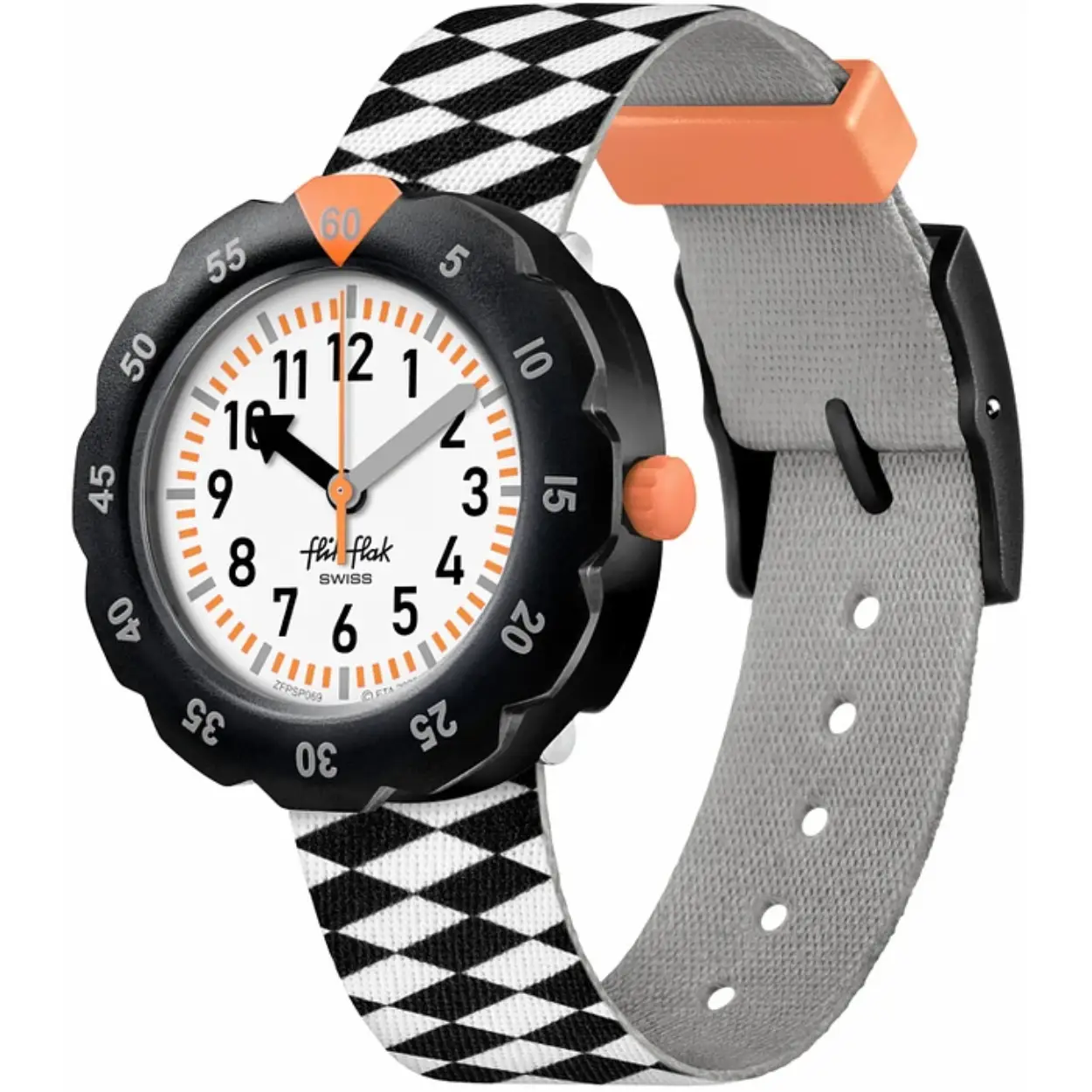 De FLIK FLAK RACE FLAG  is een stoer en kleurrijk horloge voor kinderen die houden van avontuur en snelheid. Met zijn analoge tijdaanduiding en quartz uurwerk ben je altijd op tijd voor de volgende race.