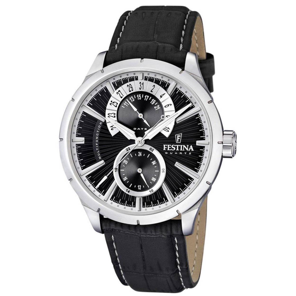 Horloge festina F16573/3 zw stl/lr mult 