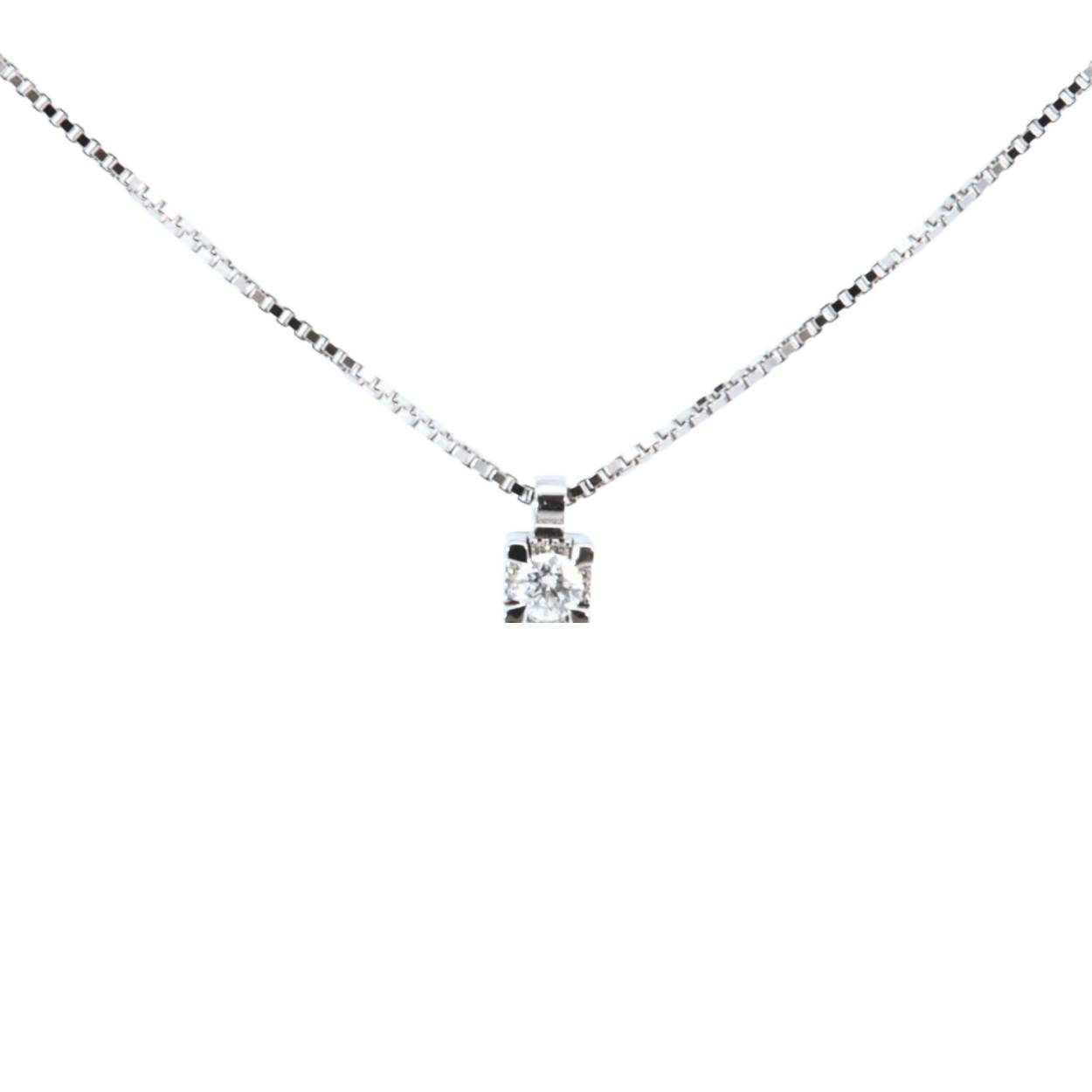 Giorgio Visconti ketting in 18kt met briljant 4.2gr 0.12ct