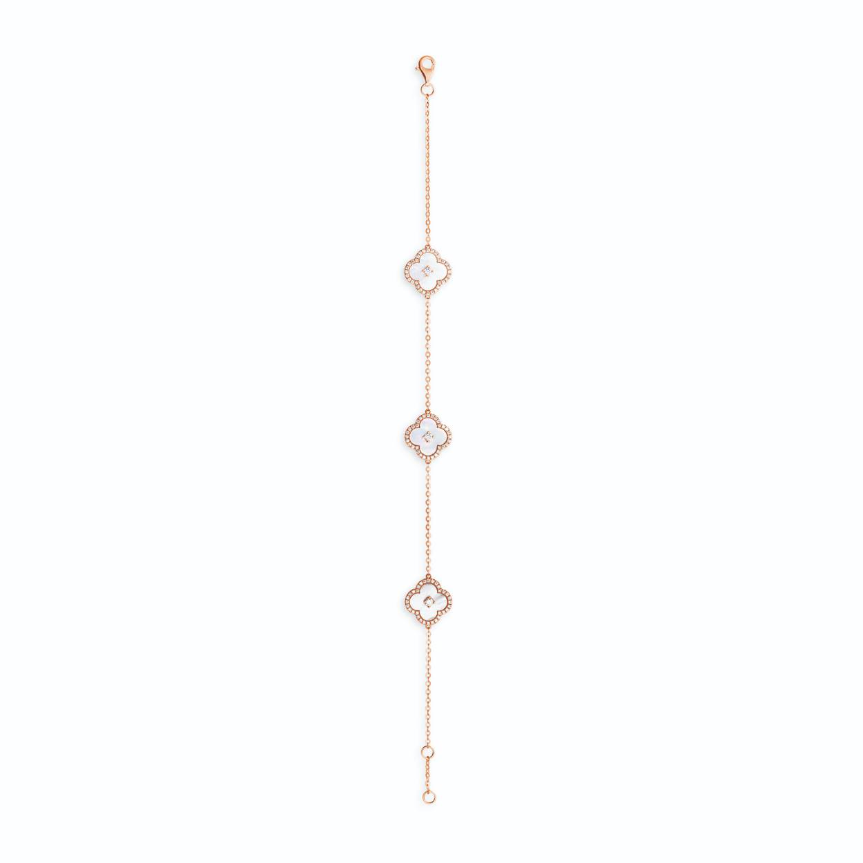 Armband 750RG parelmoer